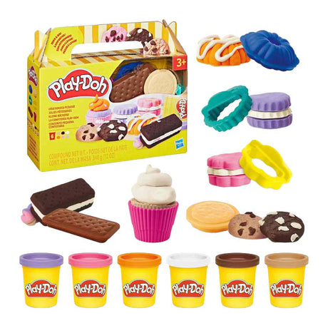 Play-doh pequeña panadería - 6 vasijas de barro