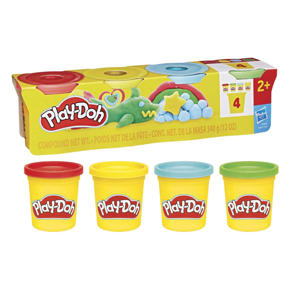 Play-doh clásico - 4 vasijas de barro
