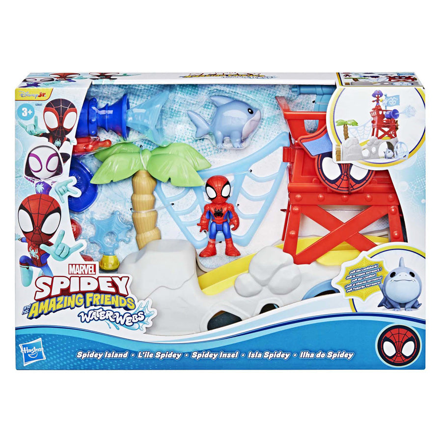 Hasbro spidey water webs isla pirata