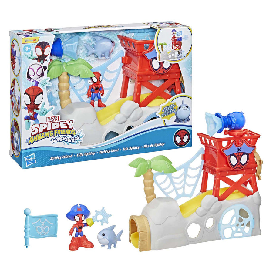 Hasbro spidey water webs isla pirata