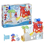 Hasbro spidey water webs isla pirata
