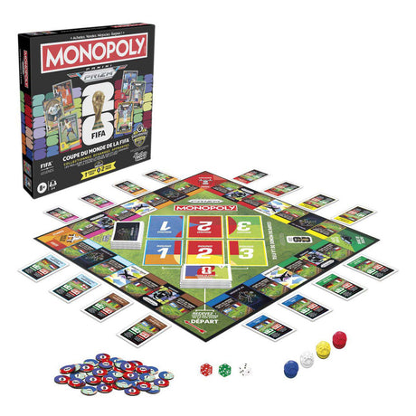Monopoly Panini Prizm FIFA World Cup - juego de mesa - Francés