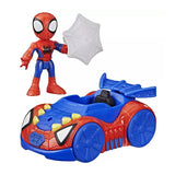 Marvel Spidey con coche de juguete Spider Web Crawler.