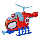 Hasbro spidey con helicóptero de juguete spidey copter