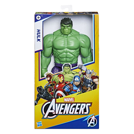 Hasbro marvel avengers titan series hulk jugando figura de lujo - 30cm