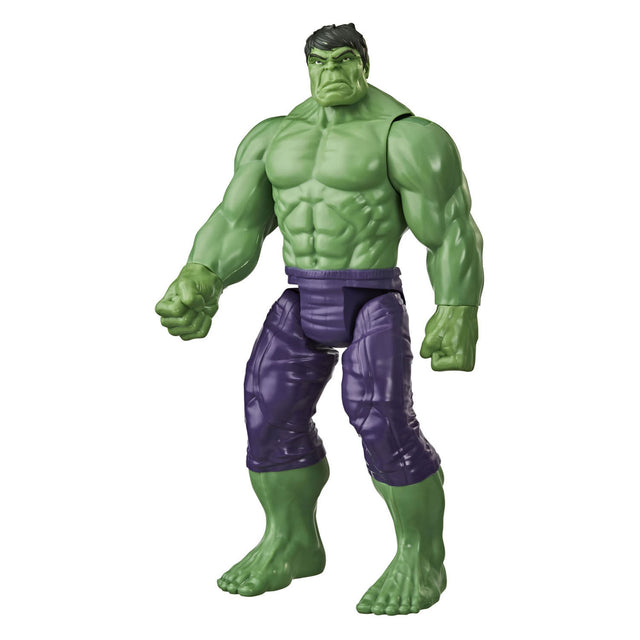Hasbro marvel avengers titan series hulk jugando figura de lujo - 30cm
