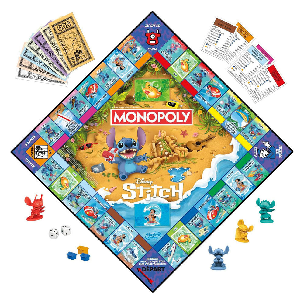 Monopoly disney stitch - juego de mesa - Francés