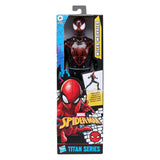 Marvel spider-man titan series miles morales - figura de acción 30cm