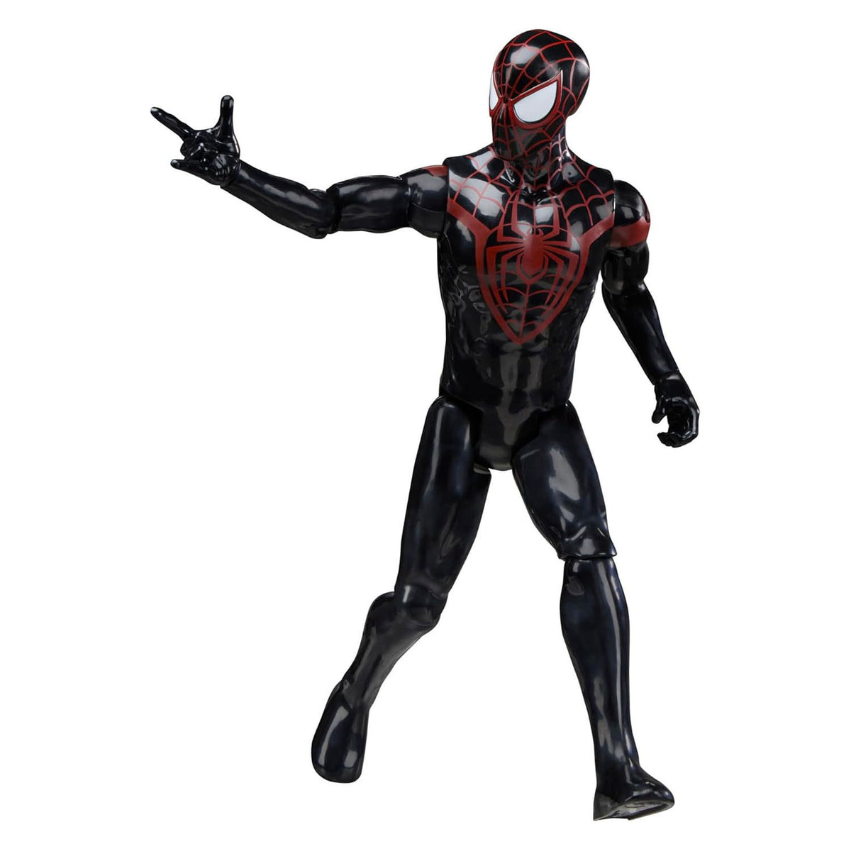 Marvel spider-man titan series miles morales - figura de acción 30cm