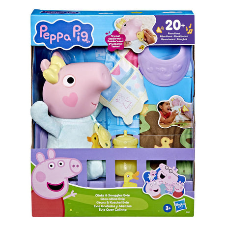 Hasbro Peppa Pig peluche Evie con accesorios