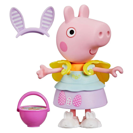 Hasbro vestido de figura de juego de primavera de peppa pig - conjunto de vestir de peppa.