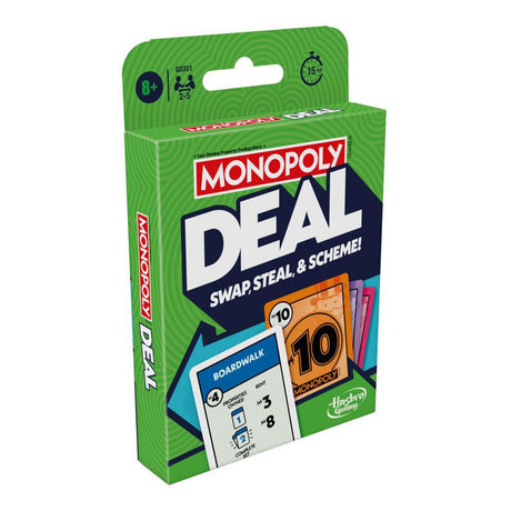 Juego de cartas de trato de monopolio de Hasbro