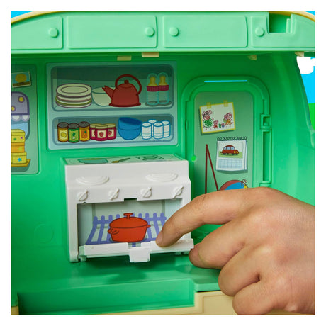 Caravana de los tres cerditos peppa pig - 9 uds.