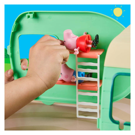 Caravana de los tres cerditos peppa pig - 9 uds.