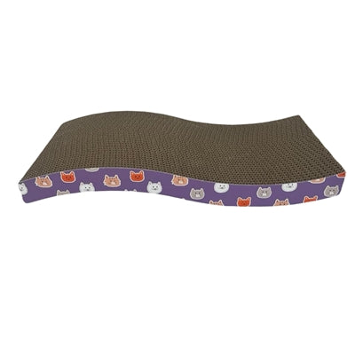 Rascador para gatos Easypets ola morado