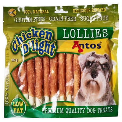 Piruletas de pollo antos light