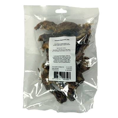 Cuello de pollo snack para mascotas