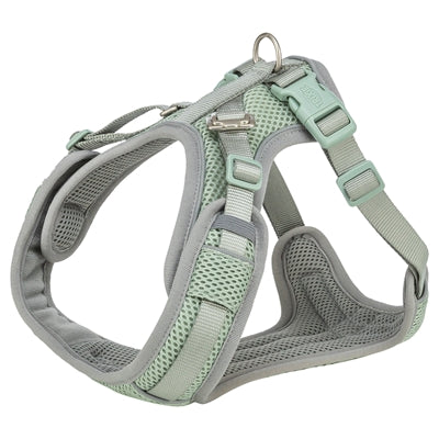 Trixie arnés para perros premium flexmesh pecho ancho verde salvia