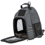 Trixie bolso mochila para perros luego gris