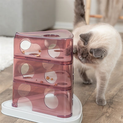 Trixie actividad para gatos torre de queso plástico