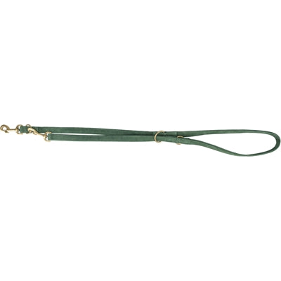Trixie Correa para perros puro cuero ajustable verde salvia
