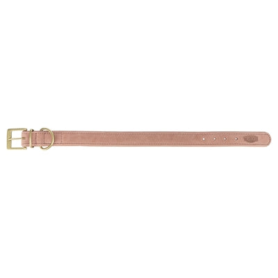 Trixie collar para perros puro cuero rosa
