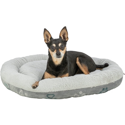 Trixie cama para perros jimmy soft redonda gris claro