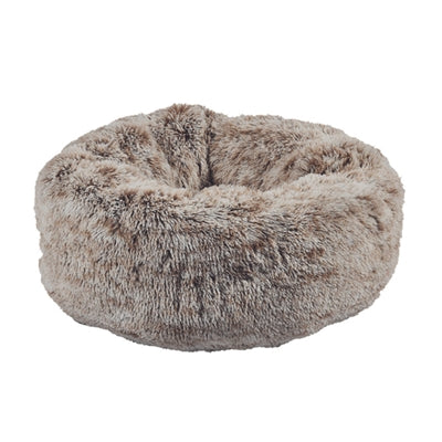 Cama para perros Croci donut bicolor beige