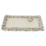 Trixie rascador leo estampado leopardo crema