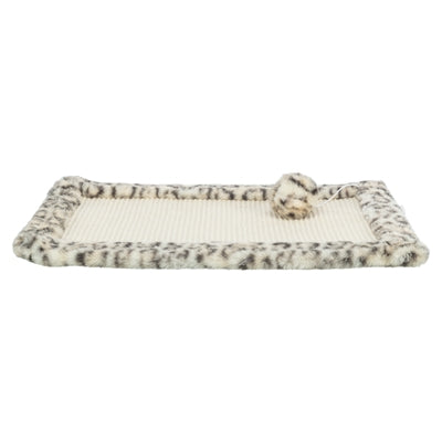 Trixie rascador leo estampado leopardo crema