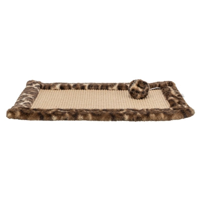 Trixie rascador leo estampado leopardo marrón