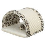 Trixie puente cangrejo leo estampado leopardo crema
