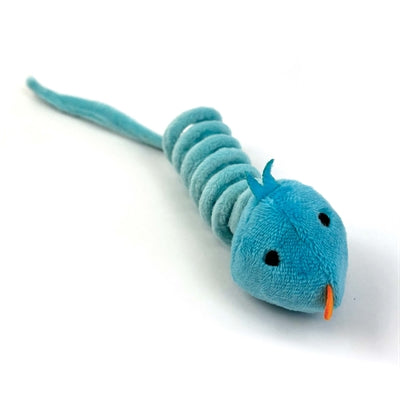 Feliz mascota tabby parche pájaro azul