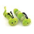 Orugas de parche atigrado mascota feliz