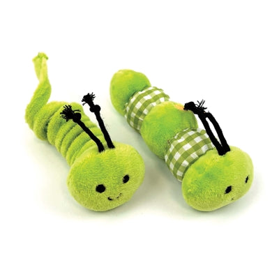 Orugas de parche atigrado mascota feliz