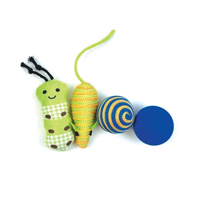 Paquete múltiple de oruga con parche atigrado Happy pet
