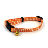 Happy pet tabby parche collar gato diamante naranja