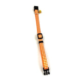 Happy pet tabby parche collar gato diamante naranja