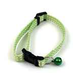 Happy pet tabby parche collar gato diamante verde
