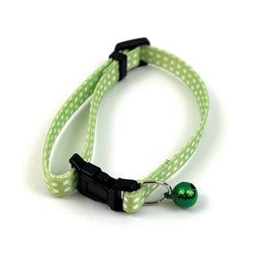 Happy pet tabby parche collar gato diamante verde