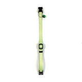 Happy pet tabby parche collar gato diamante verde