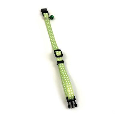 Happy pet tabby parche collar gato diamante verde