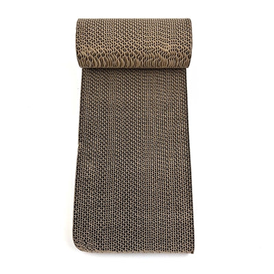 Happy pet tabby patch tapete rascador chaise lounge de cartón