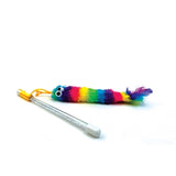 Happy pet tabby patch gato varilla arcoiris surtido
