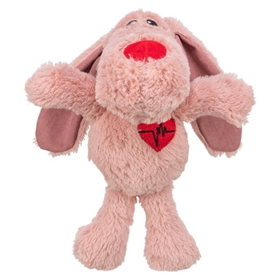 Trixie peluche perro corazón rosa