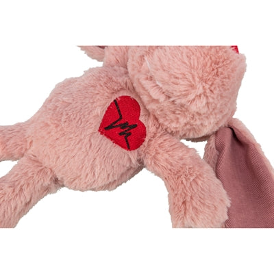 Trixie peluche perro corazón rosa