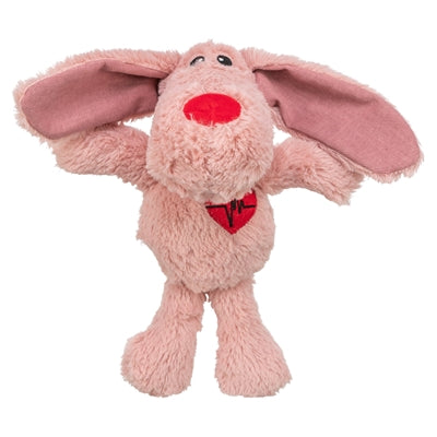 Trixie peluche perro corazón rosa