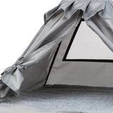 Trixie tipi con cesta para gatos samoa gris
