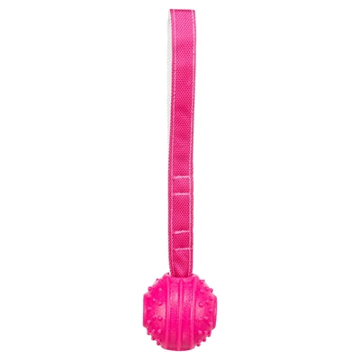 Trixie pelota para lanzar soft strong tpr rosa