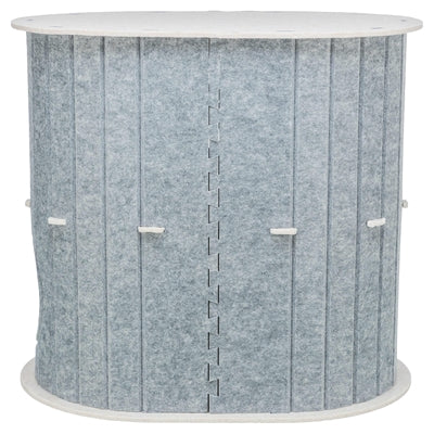 Trixie play box mara ovalada fieltro gris arena